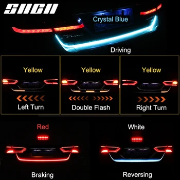 SNCN Kuffert Strip Light LED Bil Dynamisk Streamer baglygter Til Kia Rio Picanto Ceed Cerato Optima Stonic Sjæl Niro Sportage