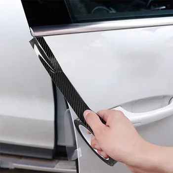 Kia Seltos 2020 2019 Tilbehør Carbon Fiber Auto Kuffert Vindueskarm Scuff Protector Anti Ridse Warter-bevis Super Sej Mærkat