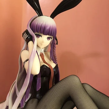 1/4 Danganronpa Trigger Happy Ravage Kirigiri Kyouko Bunny Piger Action Figur PVC Tal Collectible Model Toy