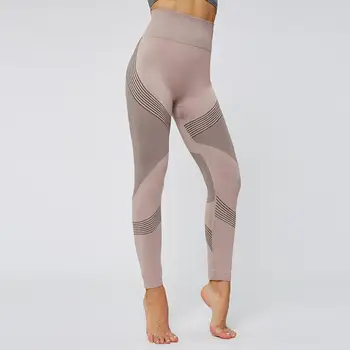 Høj Talje Yoga Bukser Problemfri Womans Fitnesscenter Leggings Push Up Jogging Sorte Strømpebukser Til Femme