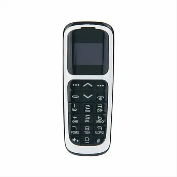 V2 Quad Band Bluetooth-Dialer Mini Mobiltelefon 0.66 Tommer Enkelt SIM-Kort, FM-Radio, Mobiltelefon(Ikke Understøtter Hukommelseskort)