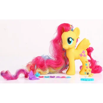 Hasbro Min Lille Pony: Venskab Er Magic Søde logo Serie Luksus Pony Toy Mode Fluttershy Dukke Model Toy
