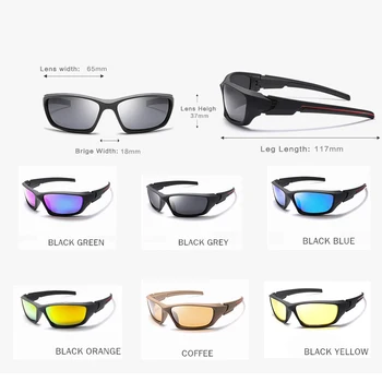 BENZEN Polariserede Solbriller Mænd Vintage solbriller Mand For at Køre Sports Goggles Nuancer UV400-Brillerne 9379C