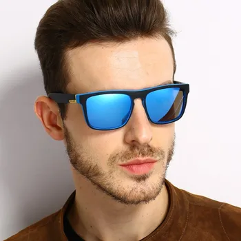 Mat Ramme Polariserede Solbriller Mænd/Kvinder Kørsel Briller Brillerne Udendørs Sport Anti-Udskridning UV-Beskyttelse Rektangel Solbrille