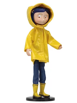 NECA Coraline og den Hemmelige Dør y la puerta securador regnjakke Action figur legetøj dukke til gave