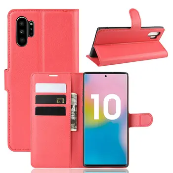 Tegnebog, Telefon-etui til Samsung Galaxy Note10+ Note 10 til Samsung Galaxy Note10 Plus Pro 5G Flip Læder Cover Sag Capa Etui