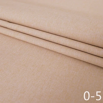 Tyk linned stof almindelig sofa stof materiale til gardin materiale til syning af broderi