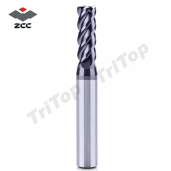 ZCC.CT-GM-4E-D7.0 Hårdmetal 4 fløjte 7mm fræsere med lige skaft almindelig fræsning d 7,0 mm værktøjsdiameter