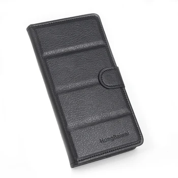 HongBaiwei For Cubot X9 Flip Litchi Grain Læder Cover Luksus Telefon Taske med Pung Skiller Kort Solt