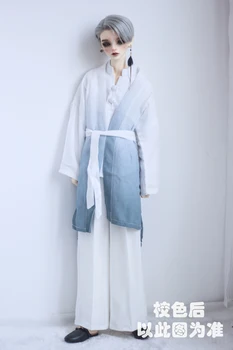 BJD dukke kjole er egnet til 1/3 1/4 størrelse MSD fugl gradient bælte cardigan 2 point til dukke tilbehør