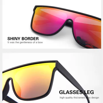 FENCHI NYE læhegn op Mænd Solbriller Kvinder Kørsel Blå Oversize Kvindelige solbriller, Beskyttelsesbriller Zonnebril Dames Oculos Feminino