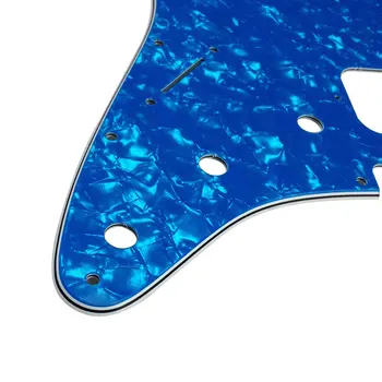 Pleroo Guitar tilbehør Venstre Hånds pickguards med 11 Skruer for fender Standard ST HH Stratocaster Guitarra Bunden Plade