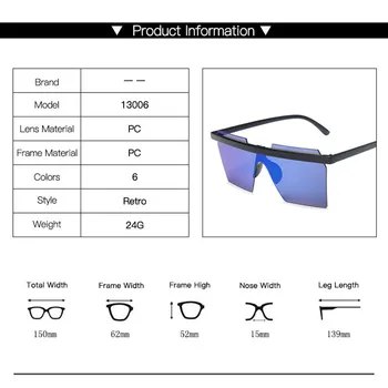 2020 Luksus Mærke Uindfattede Solbriller Kvinder Mænd Vintage Plast Overdimensionerede Solbriller Sport Udendørs Sol Briller for Kvinde Mand