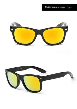 Cool 6-15 År Børn Solbriller solbriller til Børn Drenge Piger Mode Eyewares Belægning Linse UV 400 Beskyttelse Med Sagen