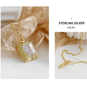 S'STEEL 925 Sterling Sølv Halskæde Chaine Argent Femme Gaver Til Kvinder Bijoux Femme 2019 Collier Sieraden Fine Smykker