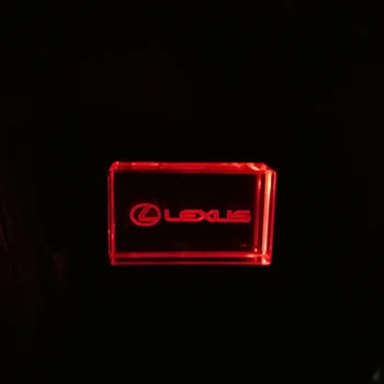 Lexus Bil Logo model med hvid gul blå rød Lys 64GB USB Flash Drive 4GB 8GB 16GB 32GB sten pen-drev speciel gave
