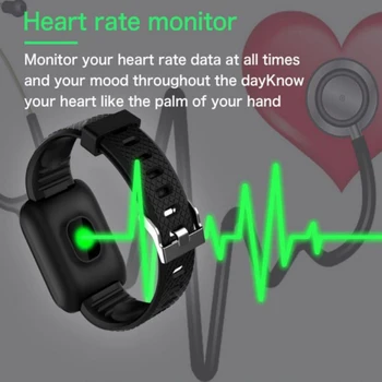 Bluetooth IP67 Trænings-og Trackers Smartwatch Til Overvågning af puls Og Sove Opdagelse sportsur Til Mænd Og Kvinder