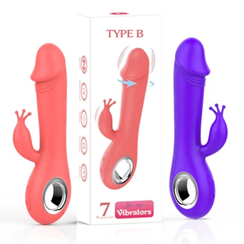 Dildo Vibratorer til kvinder Rabbit Vibrator AV Magic wand blød Silikone G-punktet, Klitoris Stimulator Vaginal Massageapparat voksen sex legetøj