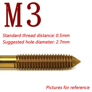 2 stk HSS-E M3-M12 Ekstruderet Tryk, Tråd, der Danner Trykke Boret, M3, M4, M5, M6, M8, M10, M12 Ekstrudering Tryk Med TIN-Belægning