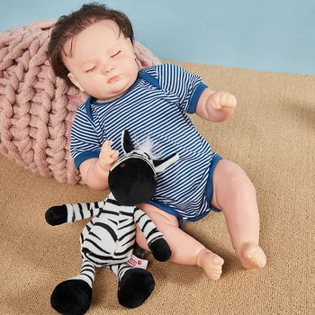 HOOMAI Naturtro Joseph Realistisk Blød Silikone Vinyl Dukker Legetøj for børn, der har fødselsdag dreng reborn baby doll