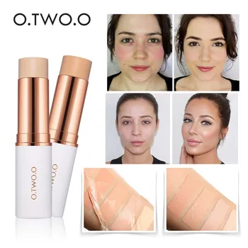O. TO.O 6Color Concealer Stick langvarig Oil Control Vandtæt Kridtning Ansigt Makeup Concealer Ansigt Kontur Foundation Stick