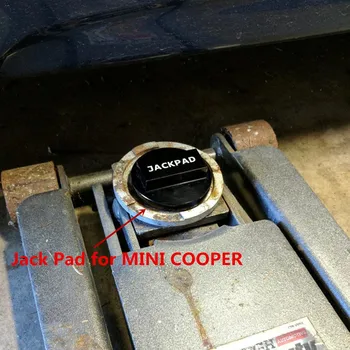 Aluminium Jack Pad Anodiseret Sort Holdbar til BMW MINI COOPER (1 styk)