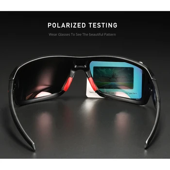 Kaenon nye Polariserede Solbriller Firkantede ramme mænd Spejlet linse Brand Design for kvinder at Køre Fiskeri Sol briller UV400 7 FARVER