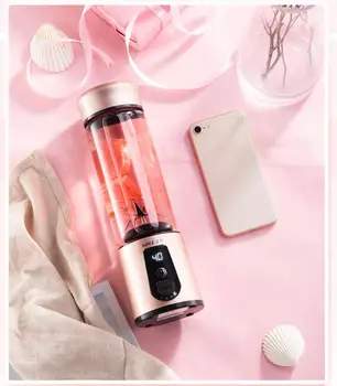 Bærbare Elektriske Saftpresser, Blender Automatisk USB Mini Frugt, Mixere Saftpressere Frugt Emhætte Mad Milkshake Multi Juice Kaffefaciliteter