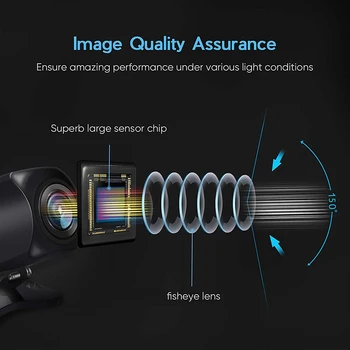 XYCING Opdatering Universal bakkamera 200 Grader Starlight HD Night Vision Omvendt Kamera Bil for Android-systemet afspiller radio