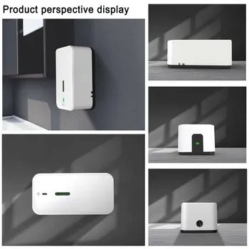 1500ml Automatisk Sæbe Dispenser,Høj kapacitet vægmonteret IR-Sensor Berøringsfri Flydende Dispenser Til Køkken Badeværelse
