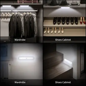 Den menneskelige krop usb-opladning, induktion lys nat lys 30LED korridor lys batteri kabinet lys garderobe lys