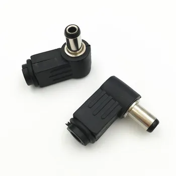 100Pcs 5.5 mm x 2,5 mm 5.5*2.1 mm 4,0 x 1,7 mm 3,5 mm*1,3 mm DC Stik Jack Højre Vinkel Oplader Power Adapter Stik til Lodning