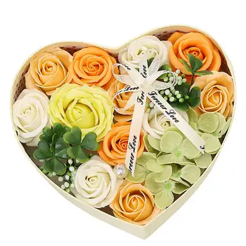 Sæbe Blomst Hjerte-formet Rose gaveæske Steg Valentine ' s Dag For Kæreste Kvinder Hustru Mors Dag Gaver