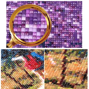 5D Diy Diamant Maleri Landskab, Solnedgang, Vand og Skønhed Øjne Fulde Firkantet Rhinestone Mosaik Cross Stitch Diamant Broderi Art