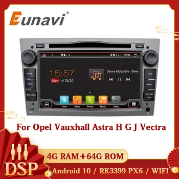Eunavi 2 Din Android 10 Car Multimedia-Radio GPS Til Opel Astra Vectra Antara Corsa Zafira Vivaro Meriva Veda Lyd 4G IKKE DVD