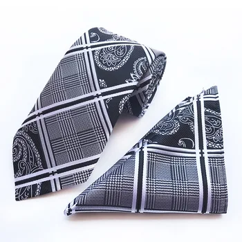 Unikke Design, Mode Eksplosion Business Mænds Dekoration Sæt af Høj kvalitet Polyester, Silke Mænds Slips Lomme Håndklæde To-stykke