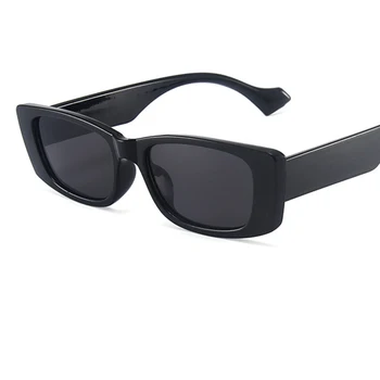 2020 Nye Fashion Square Solbriller Kvinder Brand Designer Vintage Sort Sol Briller Kvindelige Oculos De Sol UV400