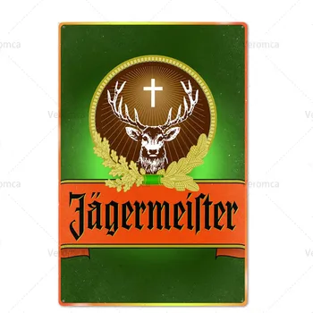 Whisky Tin Tegn Jagermeister Hjorte Hovedet Metal Plakat Jager Bomber Vin Plade Vintage Wall Sticker Pub, Bar Drikke Øl Home Decor