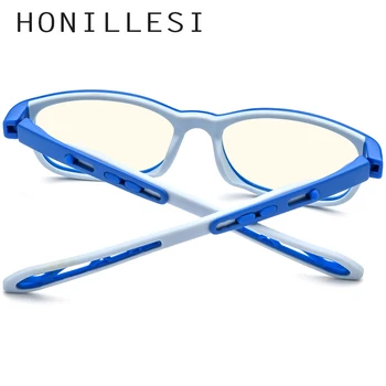 HONILLESI Anti Blå Lys Blokering Briller til Børn Børn Drenge Piger 2021 Antiblue Ray UV-Beskyttelse Computer-Briller 1073
