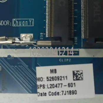 15-DB 15T-DB000 bundkort Bundkort Til HP laptop L20664-601 EPV51 LA-G076P CPU:R5-2500 DDR4 test OK