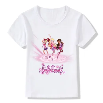 Børn LoliRock Magiske Pige Sjove T-shirt til Drenge, Piger Animationsfilm Store Toppe, T-shirt Kids Tøj