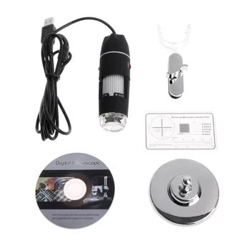8LED 1600x USB Digital Mikroskop Elektroniske Linse Lys Biologiske Forstørrelse Endoskop Kamera, Video Stå