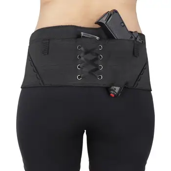 Kosibate Belly Band-Hylster, Skjulte Bære Pistol Hylstre til Kvinder, der er Kompatible med 380 9mm 38 Revolver og Pistol Hylster