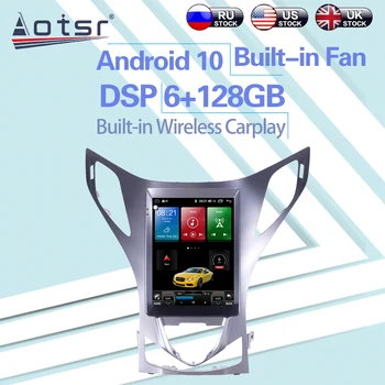 6+128GB For Hyundai Azera 2011 - 2012 Android 10 Tesla Bil Stereo Trådløse Carplay GPS Navigation DSP-Car Multimedia-Afspiller