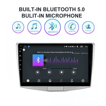 Funrover 2 Din Android 10.0 Bil Radio GPS Til VW-Volkswagen Passat B6 B7 CC DVD-afspiller Multimedie bil stereo 6GB ROM 128G DSP