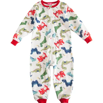 Børn Pyjamas Sæt Foråret Bomuld Kids Pyjamas Drenge Piger Nattøj Lange Ærmer O-Hals Buksedragt Efterår Outfit