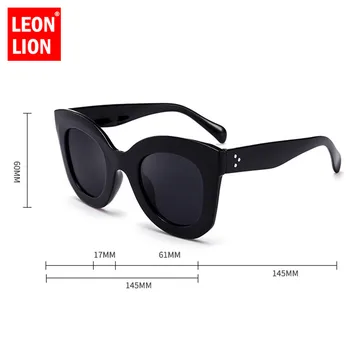 LeonLion 2021 Rund Ramme Solbriller Kvinder Retro Trend Street Beat Klassisk Udendørs Sol Briller UV400 Oculos De Sol Masculino