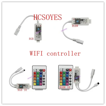 16Million farver Wifi RGB / RGBW led controller smartphone-kontrol musik og timer funktion magic hjem mini wifi led rgb controlle