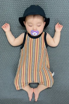 Nye baby Rompers Piger Drenge Sommer Tøj Strip buksedragt spædbarn Bebe onesie Børne Tøj