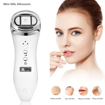 Mini HIFU Maskine Ultralyd Maskine hudpleje Produkter RF Fadiofrecuencia Facial ansigtsløftning Anti Rynker Ultralyd Terapi